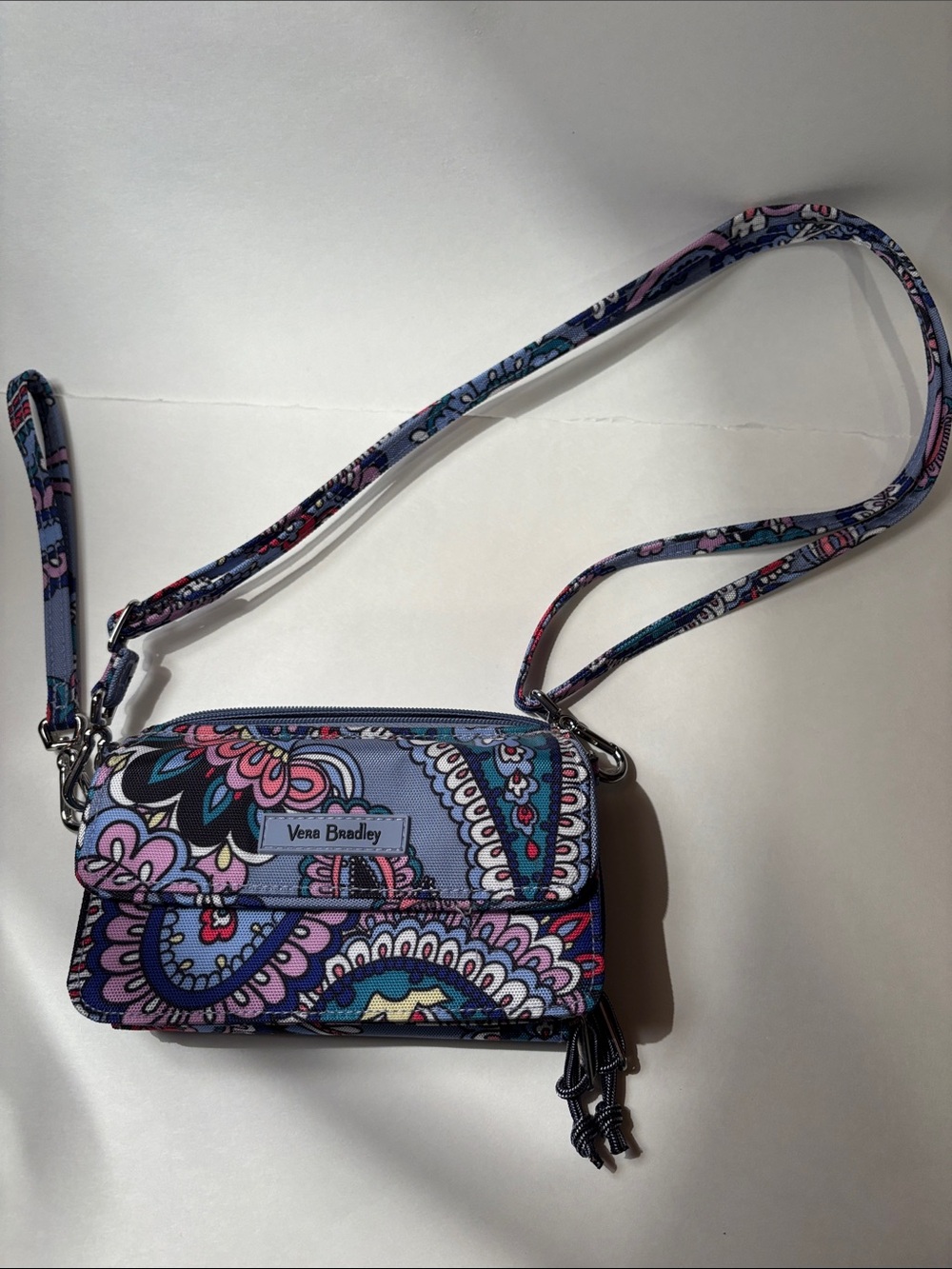 Vera Bradley Lavender Paisley Convertible Crossbody